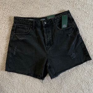 NWT Target Wild Fable Shorts | Black Distressed | Super High-Rise Cutoff Shorts